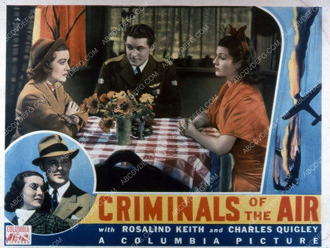 Rosalind Keith Charles Quigley Rita Hayworth film Criminals of the Air 35m-5093