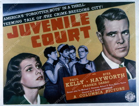 Rita Hayworth Paul Kelly film Juvenile Court 35m-5098