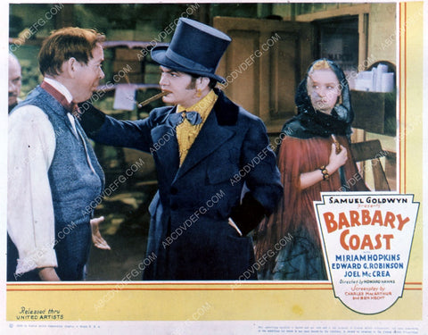 Miriam Hopkins Edward G Robinson film Barbary Coast 35m-5209