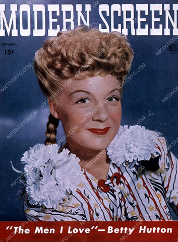 Betty Hutton Modern Screen magazine cover 35m-5242