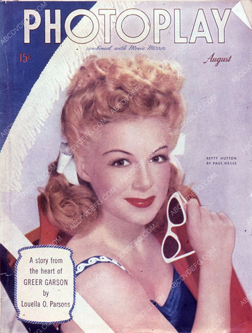 Betty Hutton Photoplay magazine cover 35m-5245