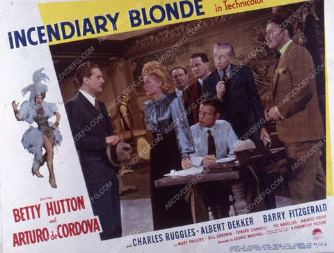 Betty Hutton Arturo de Cordova film Incendiary Blonde 35m-5249