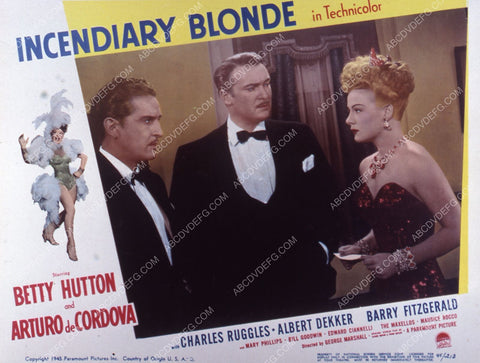 Betty Hutton Arturo de Cordova film Incendiary Blonde 35m-5250