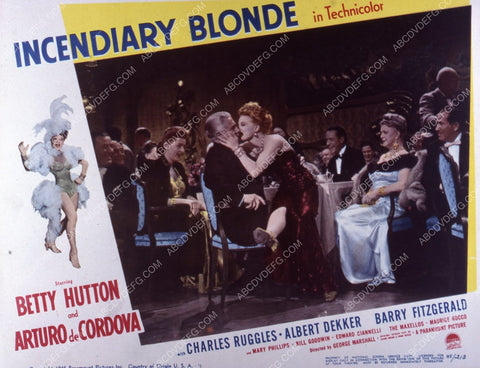 Betty Hutton Arturo de Cordova film Incendiary Blonde 35m-5251