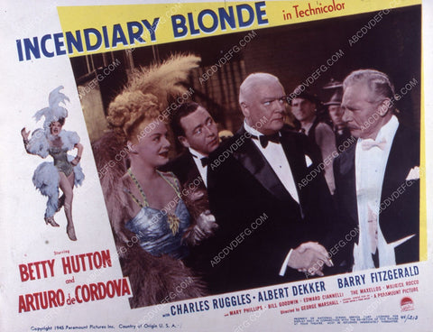 Betty Hutton Arturo de Cordova film Incendiary Blonde 35m-5252