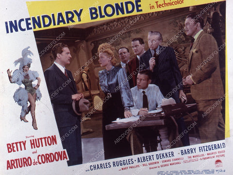 Betty Hutton Arturo de Cordova film Incendiary Blonde 35m-5253