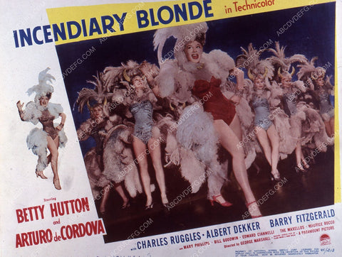 Betty Hutton Arturo de Cordova film Incendiary Blonde 35m-5254