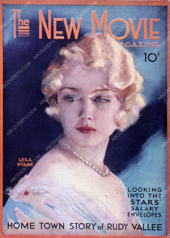 Leila Hyams The New Movie magazine cover 35m-5272