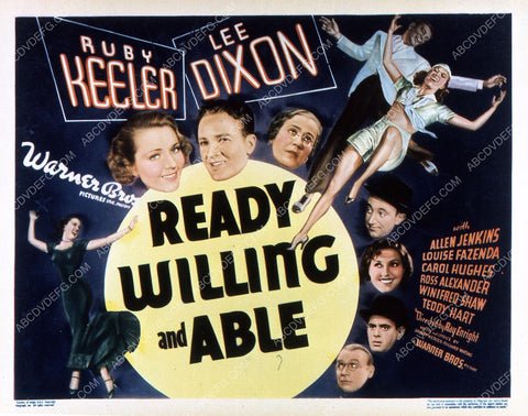 Ruby Keeler Lee Dixon film Ready Willing and Able 35m-5564