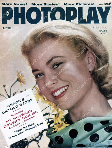 Grace Kelly Photoplay magazine cover 35m-5581