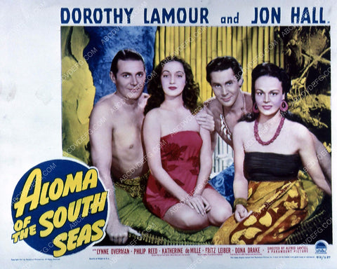 Jon Hall Dorothy Lamour film Aloma of the South Seas 35m-5668