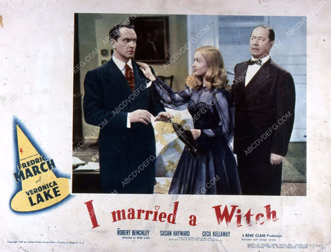 Fredric March Veronica Lake Robert Benchley film I Married a Witch 35m-5718