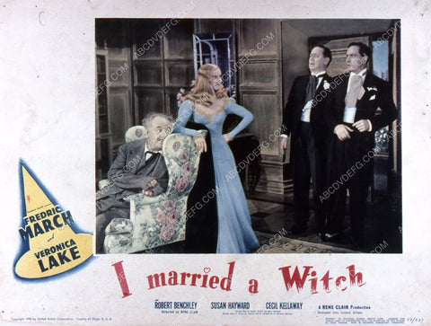 Fredric March Veronica Lake Robert Benchley film I Married a Witch 35m-5720