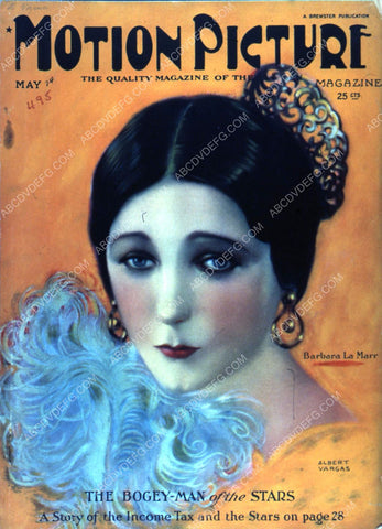 Barbara La Marr Motion Picture magazine cover 35m-5726