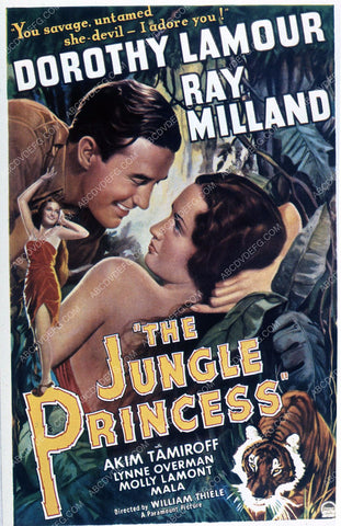 Dorothy Lamour Ray Milland film The Jungle Princess 35m-5743