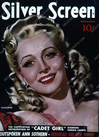 Carole Landis Silver Screen magazine cover 35m-5760