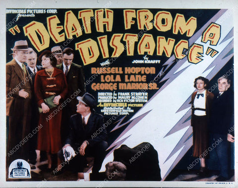 Russell Hopton Lola Lane film Death from a Distance 35m-5764