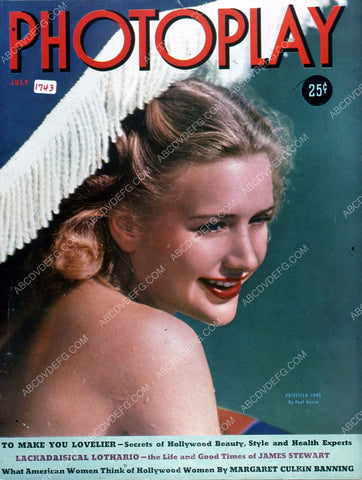 Priscilla Lane Photoplay magazine cover 35m-5767