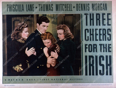 Priscilla Lane Dennis Morgan film Three Cheers for the Irish 35m-5777