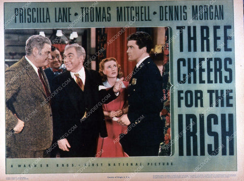 Priscilla Lane Dennis Morgan film Three Cheers for the Irish 35m-5778