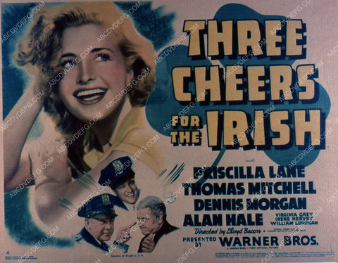 Priscilla Lane Dennis Morgan film Three Cheers for the Irish 35m-5779