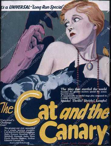 Laura La Plante silent film The Cat and the Canary 35m-5796