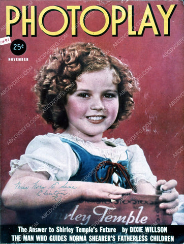 Shirley Temple Photoplay magazine cover 35m-5979