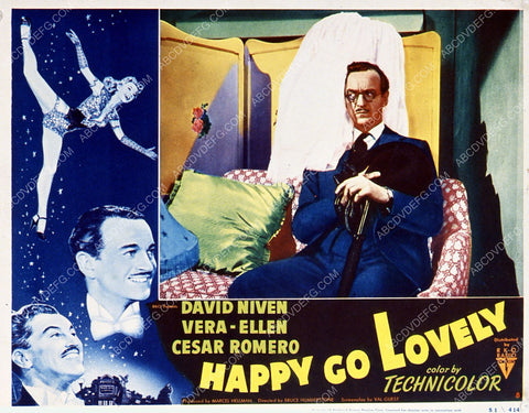 David Niven Vera-Ellen Cesar Romero film Happy Go Lovely 35m-5992