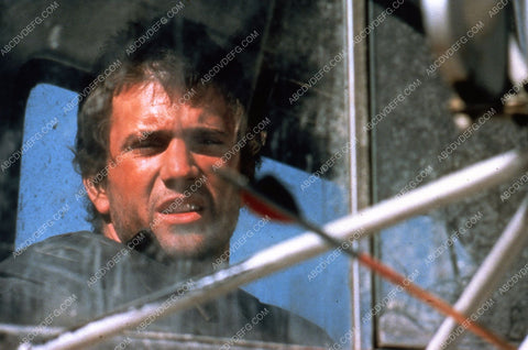 Mel Gibson driving the truck sci-fi film The Road Warrior 35m-6241