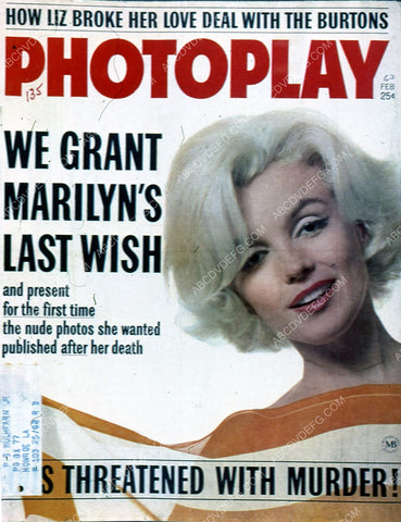 Marilyn Monroe Photoplay magazine cover 35m-6277