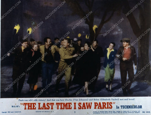 Van Johnson Elizabeth Taylor film The Last Time I Saw Paris 35m-6285