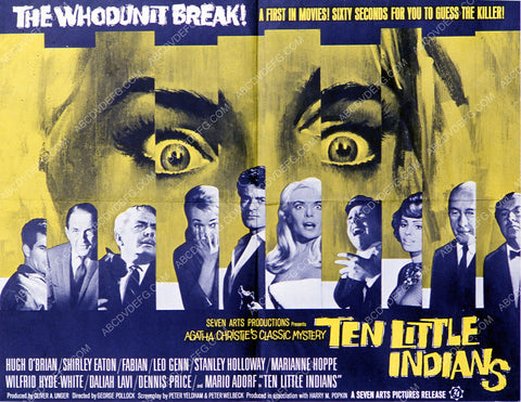 Hugh O'Brian Fabian film Ten Little Indians 35m-6358