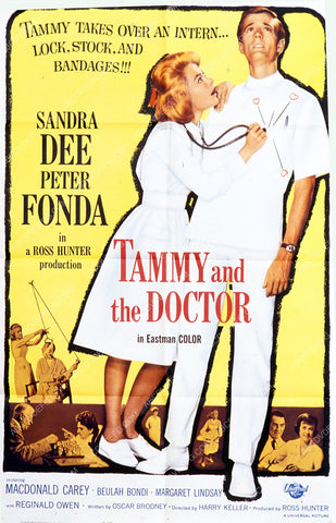 Sandra Dee Peter Fonda film Tammy and the Doctor 35m-6369