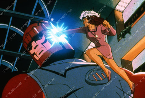 Rogue battling a sentinel animated TV X-Men 35m-6704