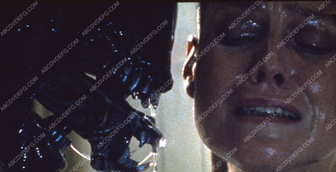 Sigourney Weaver and the monster film Alien 3 35m-7041