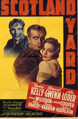 Nancy Kelly Eddmund Gwenn John Loder film Scotland Yard 35m-7677