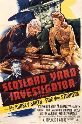 C Aubrey Smith Erich von Stroheim film Scotland Yard Investigator 35m-7679