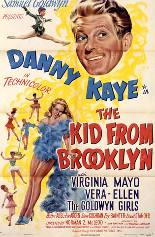 Danny Kaye Virginia Mayo film The Kid from Brooklyn 35m-7681
