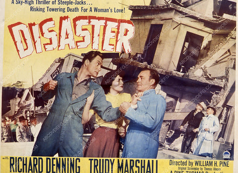 Richard Denning Trudy Marshall film Disaster 35m-7691