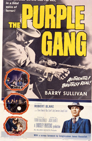 Barry Sullivan film The Purple Gang 35m-7695