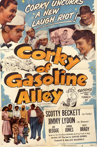 Scotty Beckett Jimmy Lydon film Corky of Gasoline Alley 35m-7701