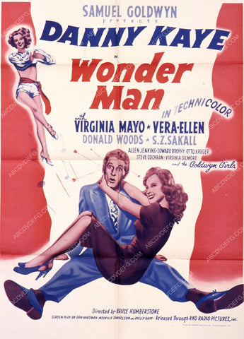 Danny Kaye Virginia Mayo film Wonder Man 35m-7737