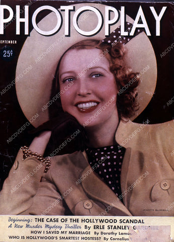 Jeanette MacDonald Photoplay magazine cover 35m-7753
