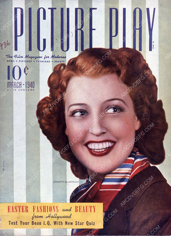 Jeanette MacDonald Picture Play magazine cover 35m-7755