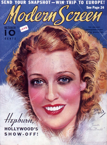 Jeanette MacDonald Modern Screen magazine cover 35m-7757 – ABCDVDVIDEO