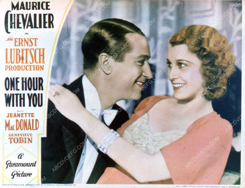 Maurice Chevalier Jeanette MacDonald film One Hour with You 35m-7770