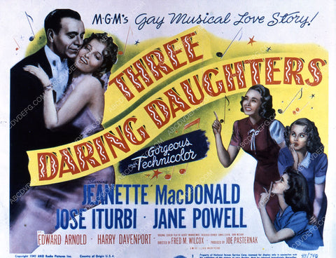 Jeanette MacDonald Jose Iturbi film Three Daring Daughters 35m-7792