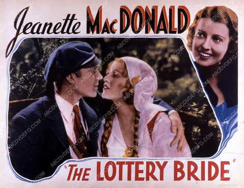 Jeanette MacDonald John Garrick film The Lottery Bride 35m-7806