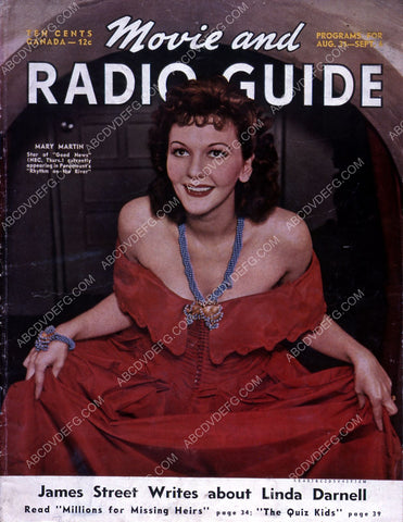 Mary Martin Movie and Radio Guide magazine cover 35m-7871