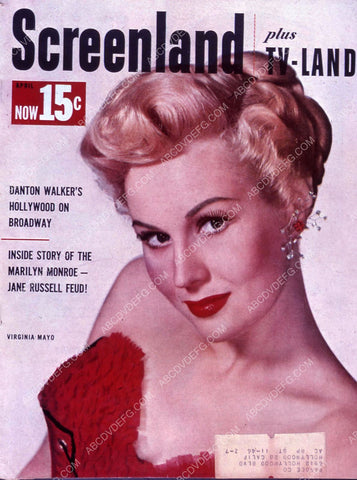 Virginia Mayo Screenland magazine cover 35m-7949